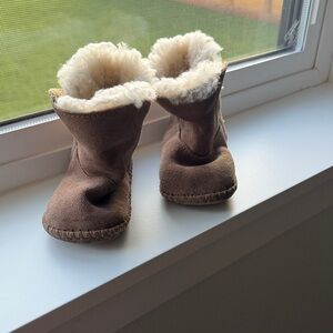 UGG Brown Kids Slippers